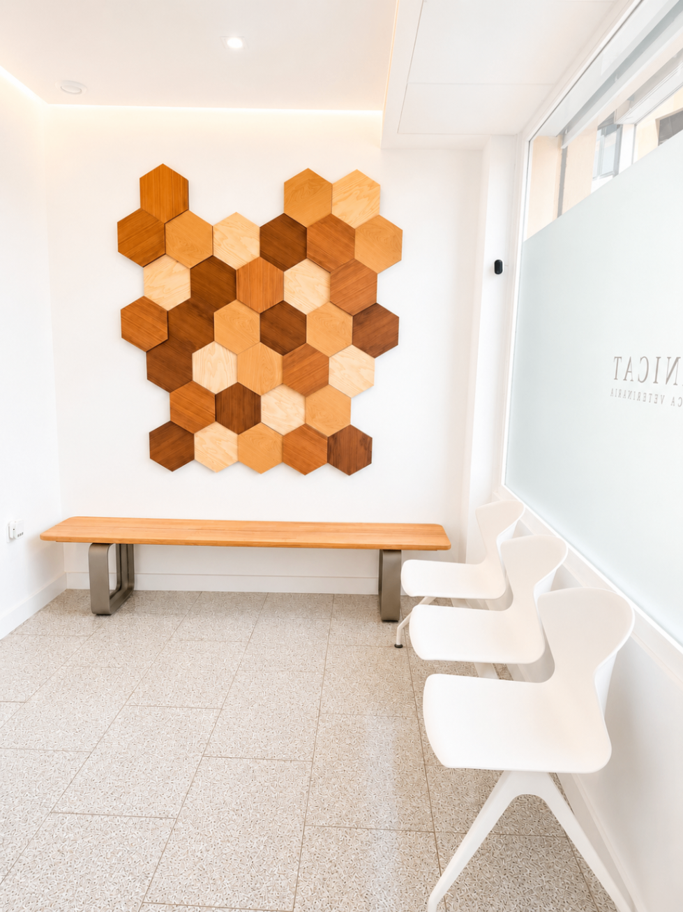 Sala de espera de la clínica Canicat en Náquera