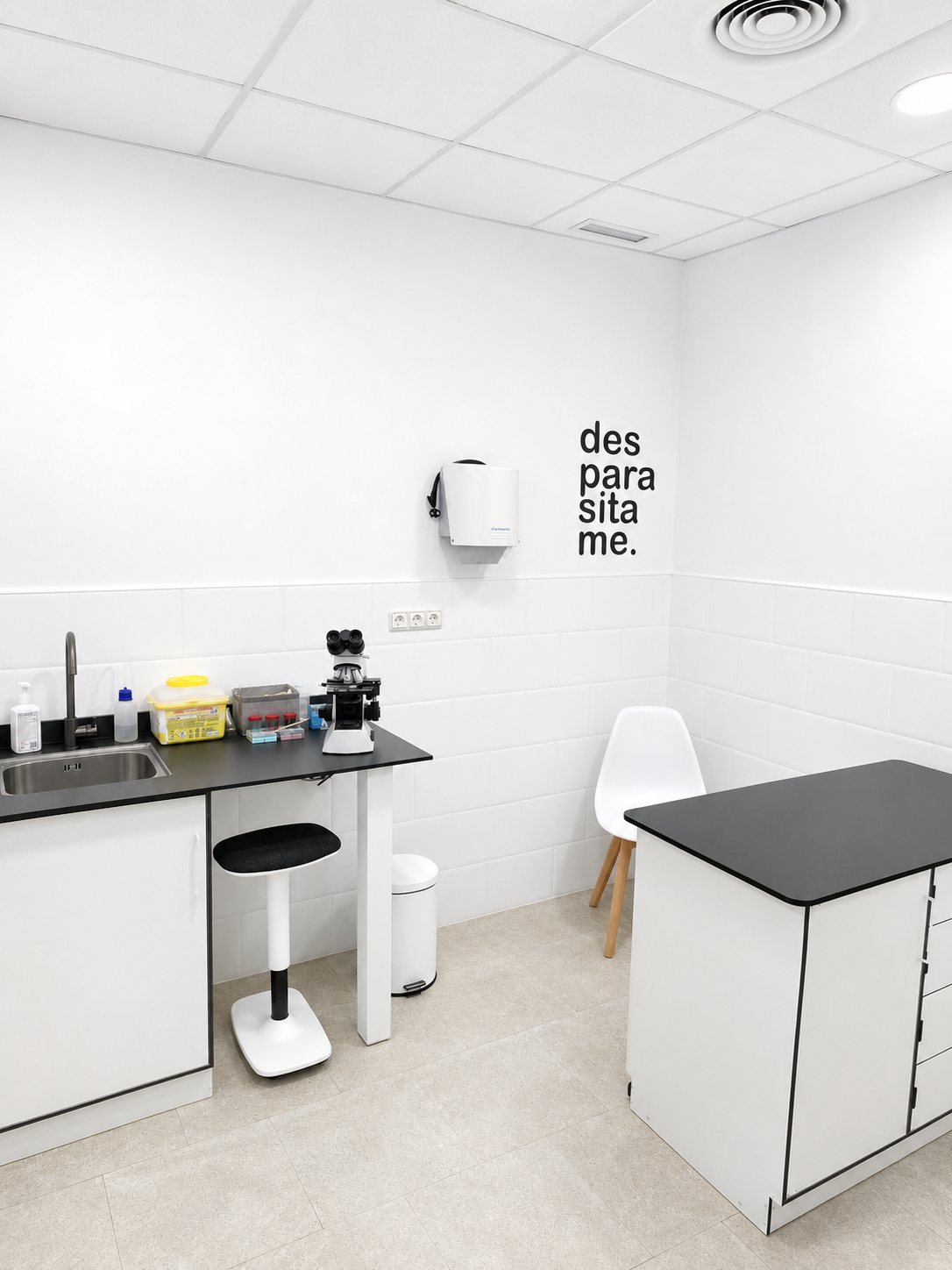 Sala de desparasitación