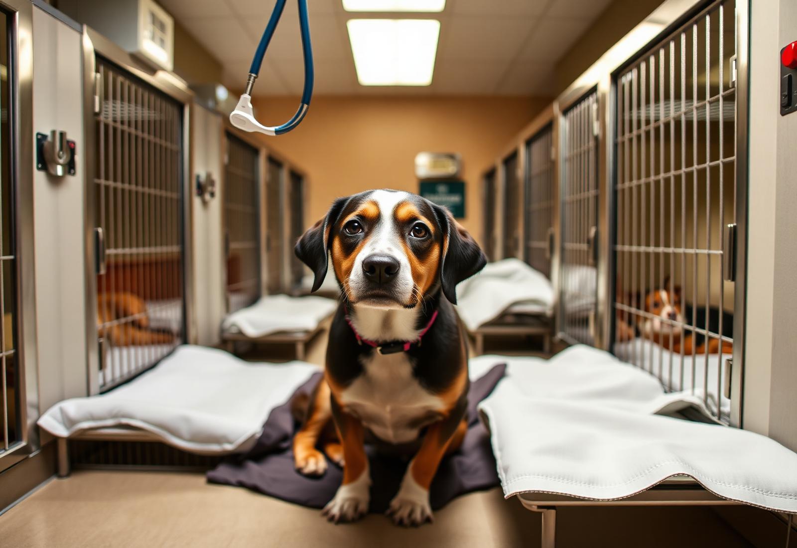 Hospitalización canina